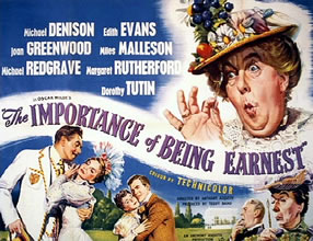 Movie poster for The Importance of Being Earnest