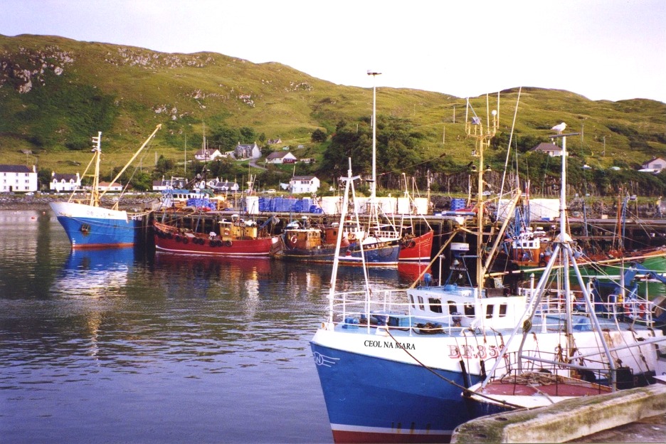 Fishing harbour, Scotland