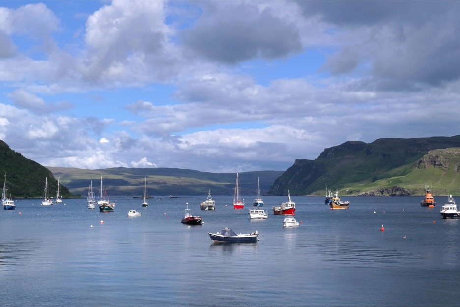 Moored boats, Portree, Isle of Skye